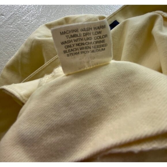 Polo Ralph Lauren Mens Off White Cotton Preppy Casual Shorts Size 40 Summer Luxe - Picture 5 of 6